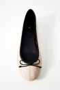 Zara БАЛЕТКИ ИЗ КОНТРАСТНОЙ КОЖИ 495716287-002-35