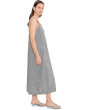 Organic Cotton Pucker Check Lantern Dress