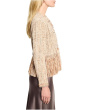 Petite Cork Fringe Knit Jacket