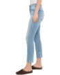 Mari Mid-Rise Slim Straight Crop Jeans in Cruiser