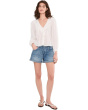Relaxed Mid-Rise Vintage Cuffed Shorts