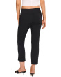Control Stretch Crop Pants with Vertical Faux Pocket Detail