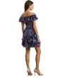 Print Off-The-Shoulder Cocktail Dress