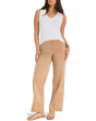 31" Cotton Sateen Wide Leg Pant