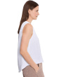 Ava Gauze Button Tank