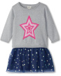 Stargirl Dropped Waist Sweater Dress (Toddler/Little Kid/Big Kid)