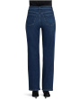 Brooke Loose Straight Rhinestone Jeans in Louvre Sapphire