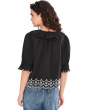 Ruffled Puff-Sleeve Top