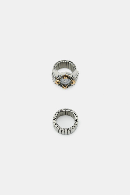 Zara КОЛЬЦА ИЗ 2 УПАКОВОК С АППЛИКАЦИЕЙ ДЛЯ ЧАСОВ 516579415-808-3