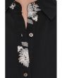 Long Sleeve Self Tie Waist Mini Shirt Dress