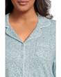 Plus Size Novelty Print Long Sleeve Girlfriend Pajama Set