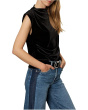 Pleated Sleeveless Top