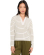 Striped Easy Long Sleeve Polo