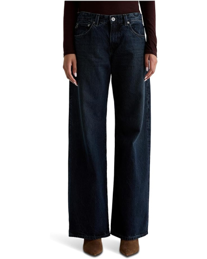 AG Jeans Женское платье Adria с низкой посадкой и широкими штанинами в стиле Проза 2 лет
