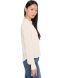 Adrie - Long Sleeve Top With Trim And Shirring