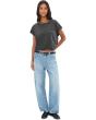 Short Dolman Sleeve Step Hem Tee