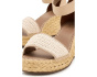 Clemens Raffia Espadrille Wedge Heel Sandals