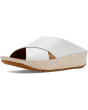 FitFlop Женские слипоны Lulu Lux из кожи с графическим переплетением крест-накрест