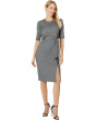 3/4 Sleeve Front Knot Sheath
