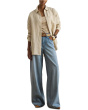 Relaxed Fit Striped Linen Shirt