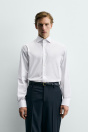 Zara ХЛОПКОВАЯ РУБАШКА ОБЫЧНОЙ ПОСАДКИ 538415209-250-2
