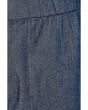 Lightweight Organic Cotton Denim Wide Ankle Pants