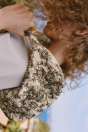 Zara СУМОЧКА С ДРАГОЦЕННЫМИ БУСИНАМИ
