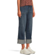 Petite Sienna High Rise Straight Leg-roll Up Patch Pocket