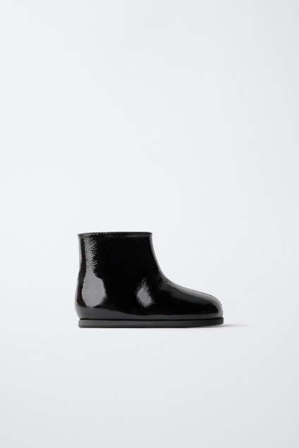 Zara САПОГИ ИЗ СТЕГАНОЙ КОЖИ 495680344-800-19