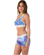 Iridescent Spill Sports Bra