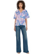 Ruffle Sleeve Field Blouse- Ravena