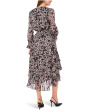 Long Sleeved V-Neck Maxi with Tiered Skirt