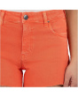 Jane High-Rise Long Shorts With Raw Hem