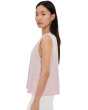 Sleeveless Crew Neck Blouse