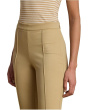 Twill Flare Ankle Pants