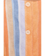 Sleeveless Shell Top With Button Back