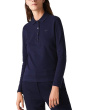 Long Sleeve Slim Stretch Pique Polo