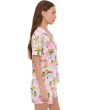 Short Sleeve Shorty Cotton Knit Pajama Set