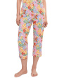 Petite Short Sleeve Cropped Cotton Knit Pajama Set