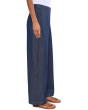 Lightweight Organic Cotton Denim High-Waisted Full Length Trousers