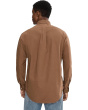 Classic Fit Long Sleeve Garment Dyed Oxford Shirt