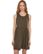 Drop Shirred Waist Tank Dress