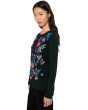 Mixed Media Henley T-shirt - Elizabeth
