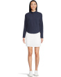 1/2-zip Quilted Knit Pullover