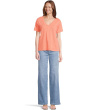 Short Sleeve V-Neck Boxy Tee