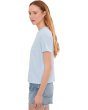 Jacee Shirred Shoulder Tee