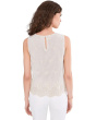 Sleeveless Crewneck Blouse