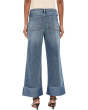 Meg High-Rise Wide Legs Roll Up Hem in Witted