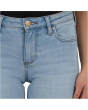 Amy Crop Straight Leg Roll Up With Raw Hem