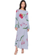 Free People Женское платье миди с диагональным швом Zadie